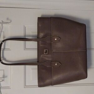 Dooney& Bourke Leather Sachel,New Condition.Grey